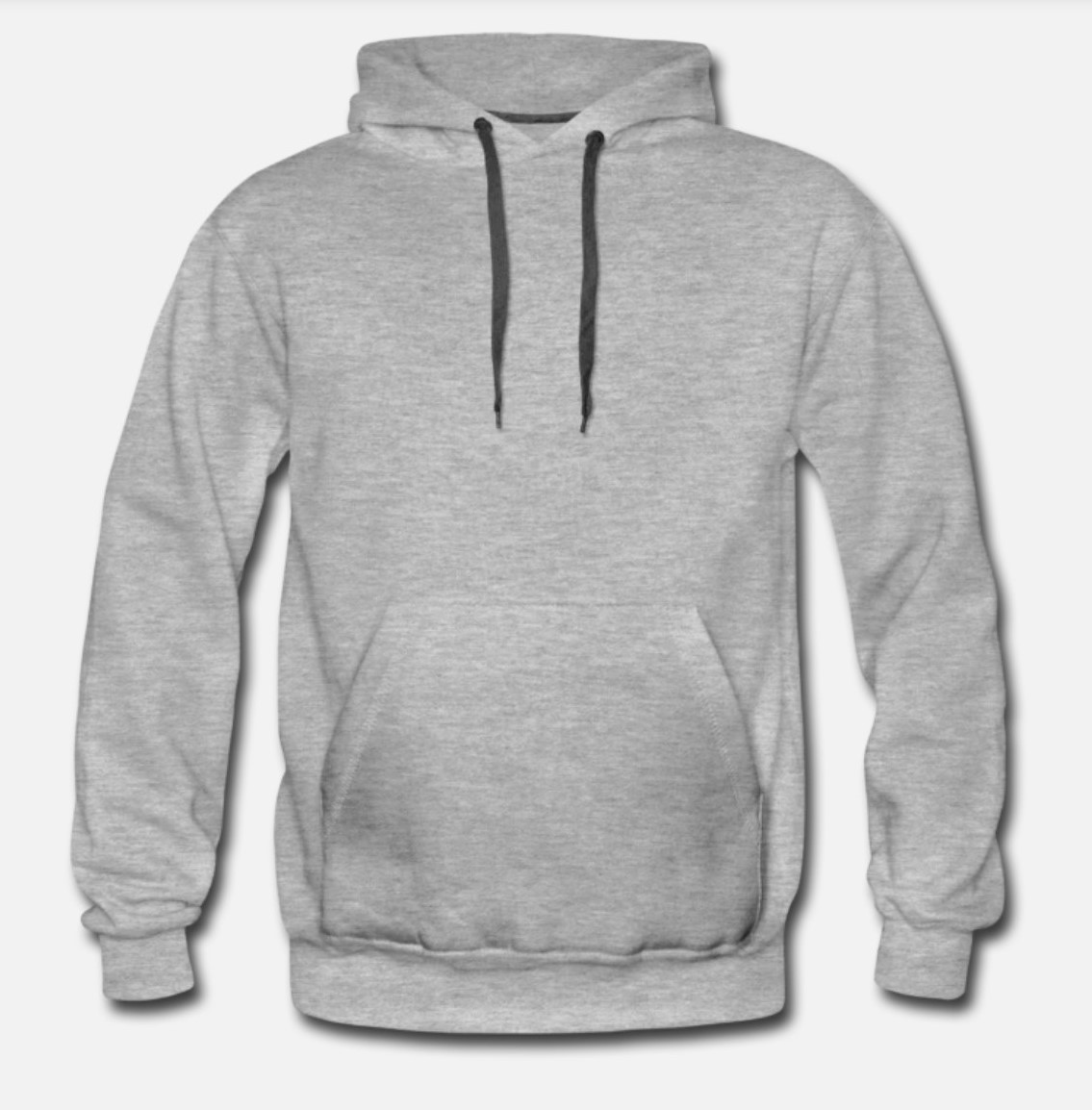 An image of a grey sweatshirt